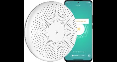 Equivera CO2 Meter - Luchtkwaliteitsmeter - Hygrometer - Koolstofdioxide Meter - Thermometer - Multifunctioneel