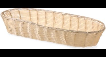 HENDI Ovaal broodmandje – polyrattan – vaatwasmachinebestendig – 375x140x70 mm