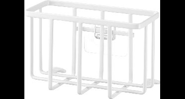 Yamazaki Zelfklevend Gootsteen/Wastafel Mandje - S - Tower - Wit