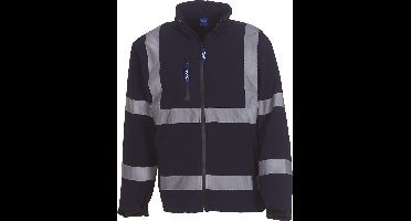 Yoko Signalisatie jack van softshell YHVK09 - Navy - XXL