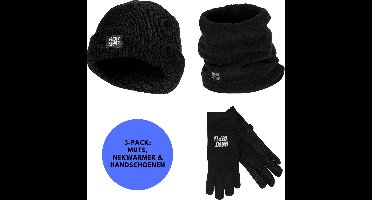 Heatkeeper - Allround winterset kinderen 9 tot 12 jaar - Muts/sjaal/handschoenen