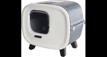 Savic - Kattentoilet Mira De Luxe - Kattenbak - Antraciet - 45.5 x 44 x 49.5 cm