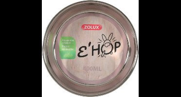 Zolux Ehop Voerbak Inox Pink&Metallic - Voer/Waterbak - Ø13x4 cm