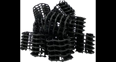 Aquaking zak á 100L Hel-X Biocarrier 25x25mm /Bewegend Bed/Moving bed/ Filtermedia/ helix/ helx