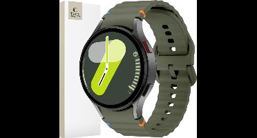 TECH-PROTECT SILICONEN SPORT SAMSUNG GALAXY WATCH 4 / 5 / 5 PRO / 6 / 7 / FE LEGERGROEN