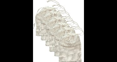 green-goose® Biokatoenen Waszak | 6 Stuks | 18x21 cm | Duurzaam en Milieuvriendelijk