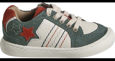 Vertbaudet Leren babysneakers met veters en rits