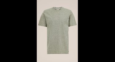 Van Gils Heren Regular fit gemêleerd T-shirt