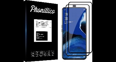 Screenprotector voor Oppo Reno 2Z - 2 stuks Beschermglas van glas Transparante glazen schermbeschermfolie met zwarte randen