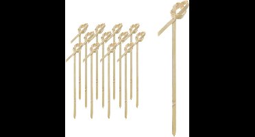 Cocktailprikker Bamboe 9 cm 50 stuks - Cocktail Prikker - Snack Spiesjes