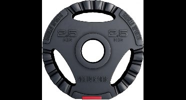 Gorilla Sports Gewichtsschijf - Olympisch - Halterschijf - 2,5 kg - Kunststof Gripper - 50 mm