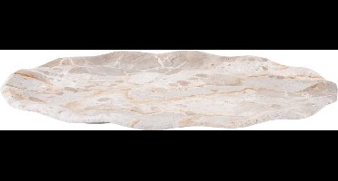 Present Time - Dienblad Waved Oval Large - Bruin