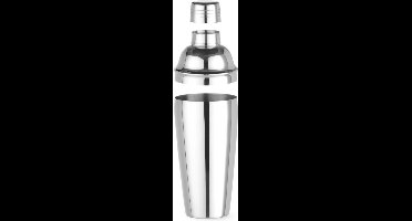 BarUp Cocktailshaker 3-delig – roestvrij staal – ingebouwde zeef – 0,75L