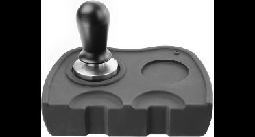 HENDI Dubbele tampmat – siliconen – 205x150x45 mm – met portafilter-uitsparing