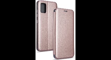 Beline Book Magnetisch Samsung A20s A207 hoesje roze-goud/rosé goud