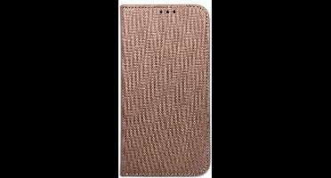 Smart Magnet book case voor iPhone 15 Pro Max 6,7" roségoud/roségoud