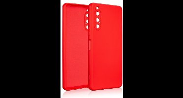 Beline Siliconen hoesje voor Sony Xperia 10 V rood/rood