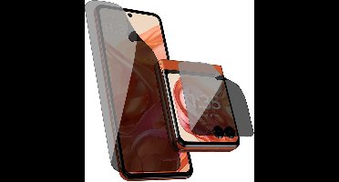 Privacy Screenprotector geschikt voor Motorola Razr 50 Ultra - 1x FlexGuard Screen Protector