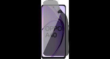 Privacy Screenprotector geschikt voor Oppo A40 - 1x FlexGuard Screen Protector