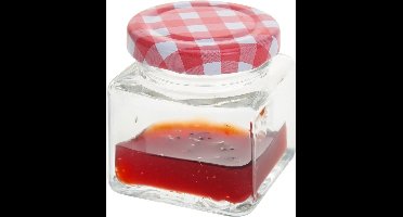 Excellent Houseware Inmaak/weckpotjes - 75 ml - 4x stuks - met draaideksel - mini potjes