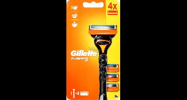 Gillette - Fusion 5 - Scheerset - Precisie en comfort - Houder & 4 Navulscheermesjes