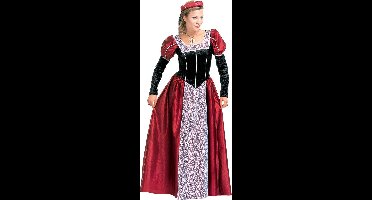 Middeleeuwse Kasteelvrouw kostuum - Maatkeuze: Maat XL