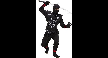 Ninja pak kinderen Kesio zwart