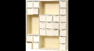 Artemio Adventskalender 3 nissen 40x34x8 cm