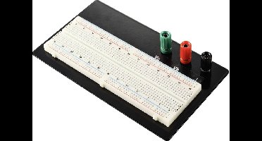 TRU COMPONENTS Breadboard Totaal aantal polen 830 (l x b) 184 mm x 106 mm 1 stuk(s)