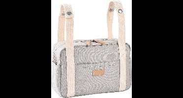 Béaba Mini Paris Wandelwagen Organizer - Kinderwagen tas - Buggy tas - Parelgrijs - 25 x 12 x 17 cm - 5.1 Liter