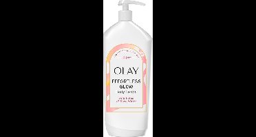 Olay - Effortless Glow Hydrating Body Lotion voor Vrouwen - Herstelt de Natuurlijke Glans van de Huid - Onmiddellijk Absorberend - Rozenwater - 532 ml