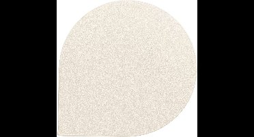 Onderzetter, Set van 4 Stuks, Kunstleer, Wit, 10 x 10 cm - Kela | Edel