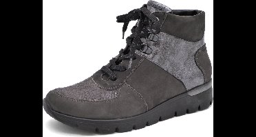 Waldläufer OrthoTritt Dames Veterboot - 626K82-300-052 Grijs - Wijdte K - Maat 6½ (40)