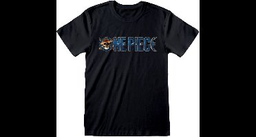 One Piece One Piece Logo Heren T-shirt - zwart - XXL