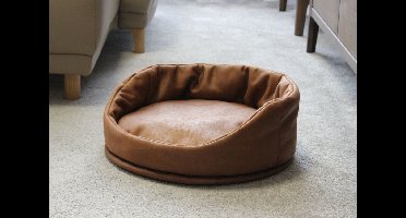 BOBBY Dierenmand rond 48 cm Cognac