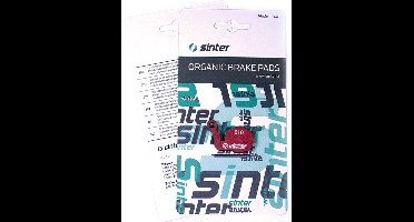 Sinter Fiets Schijfremblokken Standaard Rood