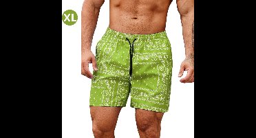 Bovista Zwembroek Heren - Zwem Broek Mannen - Badkleding - Zwemmen - Jongens - Swimming Shorts - Zomerbroek - Met Zakken - Groen - Maat XL