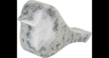 Present Time Ornament Bird Groot - Groen - 17x5x11cm - Scandinavisch - Marmer - Moederdag - Moederdag cadeautje - Moederdag cadeau voor mama