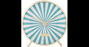 Karlsson Wekker Candy Swirl - Blauw - 12.5x3.7x12.5cm - Modern - Wekker voor slaapkamer - Wekkers