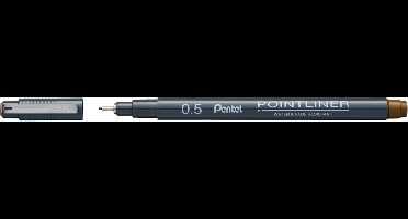 Pentel S20P-5SP balpen Sepia Stick balpen Fijn 1 stuk(s)