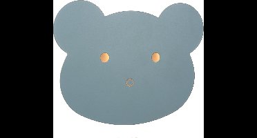 Lucide CHARLIE - Wandlamp Kinderkamer - LED Dimbaar - 1x7W 2700K - Blauw