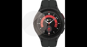 PanzerGlass Screenprotector geschikt voor Samsung Galaxy Watch 5 Pro - 45 mm Glazen | PanzerGlass Antibacterial Screenprotector - Case Friendly