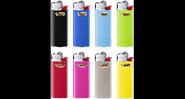 BIC Mini J25 vuursteen aanstekers - willekeurige kleuren - 10 stuks
