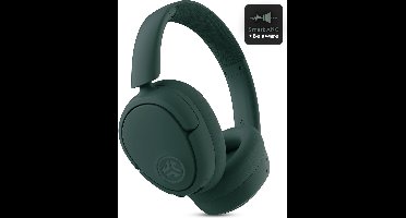 JLab Jbuds LUX ANC Koptelefoon Draadloos - Noise Cancelling Hoofdtelefoon – 70 Uur Speeltijd – Be Aware Audio – Bluetooth Multipoint – Aanpasbare Equalizer Instellingen – Inklapbaar Design Met Zachte Oorkussens - Groen