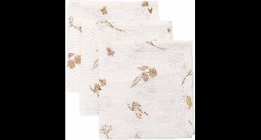 Jollein - Hydrofiel Monddoekje 31x31cm - Baby Hydrofiele Doeken - 3 Stuks - Riverside