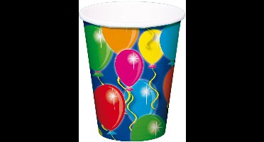 Beker balloons - 8 stuks