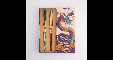 Tokyo Design Studio - Eetstokjes - Cadeau Set - 2 Paar - Draak