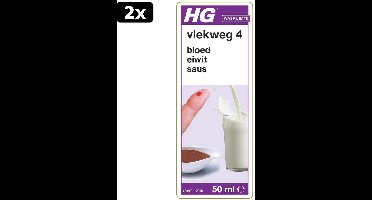 2x HG vlekweg 4 - 50ml - voor onder andere saus en kruiden