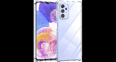 Hoesje geschikt voor Samsung A23 / M13 / M23 - Anti Shock Proof Siliconen Back Cover Case Hoes Transparant