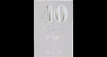 Cijferkaarten - De mooiste Leetijd - Verjaardagskaart 40 King of the day! Happy Birthday